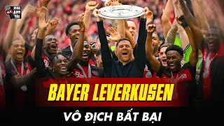 BAYER LEVERKUSEN VÔ ĐỊCH BUNDESLIGA VỚI THÀNH TÍCH BẤT BẠI: VINH QUANG VĨ ĐẠI GỌI TÊN XABI ALONSO!