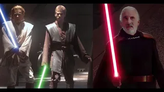Anakin & Kenobi vs Dooku [4K HDR] - Star Wars: Attack of the Clones