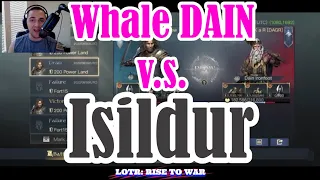 Whale Dain vs Isildur with elites - LOTR Rise to War Season 5