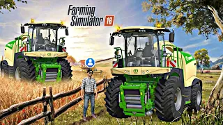 Corn Harvester In Farming Simulator 16 | Making Biogas With Corn  In Fs 16 | Timelapse