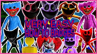 Roblox - How to New 5 Badges in Official Poppy Playtime 3 RP