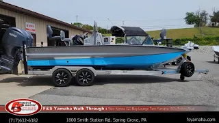 New Xpress X23 Bay Lounge Twin Yamaha 150's Fishing boat.   F & S Yamaha.  Hanover,  PA