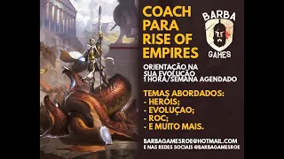 ANALISE GERAL, CONTA NOVA DO LUIZ! | Rise of Empires: Ice and Fire