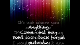 Kari Kimmel - Where You Belong (lyrics on screen)