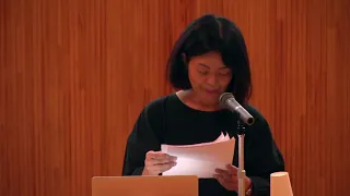 Yoko Tawada （多和田葉子）Lecture and Performance  in English. July 19, 2018, at the University of Tokyo.