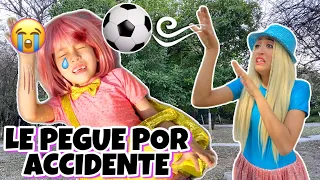 MIA SE GOLPEA CON UNA PELOTA⚽️/FRANCHESCA LE PEGA 😱