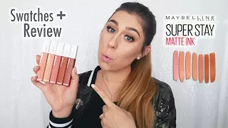 NEW SUPER STAY MATTE INK COLORS! SWATCHES + REVIEW