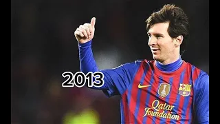 evolution of messi