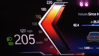 BMW iX xDrive40 acceleration: 0-60 mph 0-100 km/h 0-100 mph top max speed GPS drag :: [1001cars]