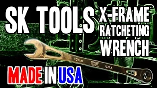 SK Tools X-Frame Ratcheting Wrench - MADE IN USA