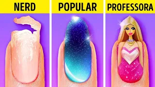 TRUQUES GENIAIS PARA SE TORNAR POPULAR || Dicas De Beleza E Maquiagem Para Brilhar, Por 123 GO! GOLD