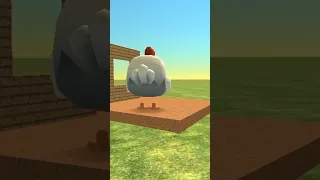 Как нубики строят домики в чикен ган! #chickengun #чикенган #shorts