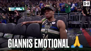 Giannis & Bucks Celebrate First NBA Title For Milwaukee Since 1971