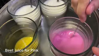 3D JELLY CAKE   HOW TO MIX MILK & COLOR