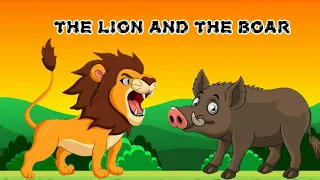 The Lion and the Boar with English Subtitle - Bedtime Story