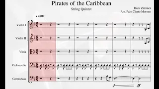 Piratas do Caribe - Quinteto de Cordas