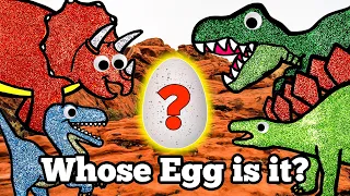 Stegosaurus Lost Her Egg! | Guess the Dinosaur By Looking At their Footprints
