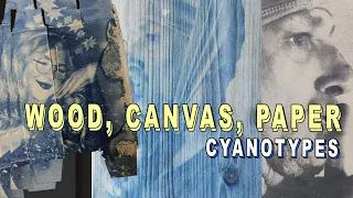 Amazing Ideas with Cyanotype - Wood, Canvas and Packaging