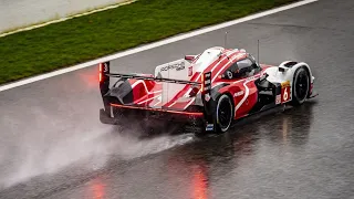 Porsche 963 LMDh & Ferrari 499P Hypercars 2023  Private Testing At A Wet Spa - Francorchamps! WEC