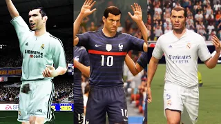 ZINEDINE ZIDANE IN EVERY FIFA (96-21)