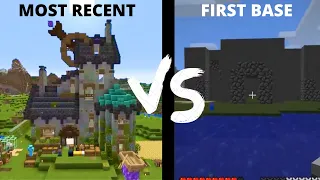 Comparing Grian’s First Ever Starter Base to his most recent...(Hermitcraft season 8)(Nostalgia)