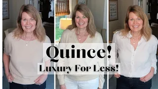 Quince Haul And Try On! So Impressed With These High Quality, Affordable Pieces!!#QuincePartner