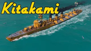 the Yellow Kitakami - World of Warships