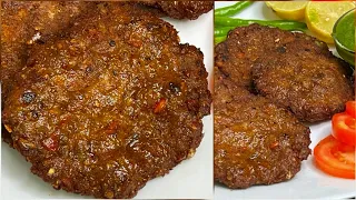 Real Chapli Kabab Recipe ❤️ | Peshawari Chapli Kabab Recipe Restaurant Style | Easy Kabab Recipe ❤️