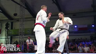 Patryk Sypień vs Antonio Tusseau Final Man +90kg The 36th European Karate Kyokushin Championships