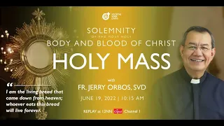 Live Now 10:15am Holy Mass | Sunday, June 19, 2022 - at the SVD Mission House Chapel. #OnlineMass