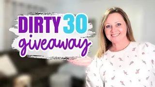 DIRTY THIRTY CLEAN WITH ME | SECRET GIVEAWAY