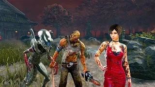 Ada vs Hillbilly & Xenomorph Gameplay | Dead by Daylight (No Commentary)