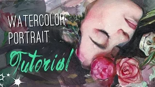 Watercolor Portrait Tutorial | SPEEDPAINTING