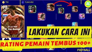 CARA AGAR RATING PEMAIN 100 LEBIH DI EFOOTBALL 2023 MOBILE!! PERHATIKAN INI