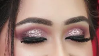 very simple soft party makeup step-by-step tutorial #makeup #makeuptutorial #eyemakeupartist