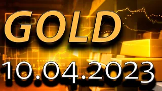 Gold (XauUsd). Анализ графика движения цены золото на 10.04.2023. Трейдинг, обучающие видео.