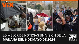 Lo mejor de Noticias Univision de la mañana | lunes 6 de mayo de 2024