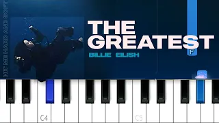 Billie Eilish - THE GREATEST | Piano Tutorial