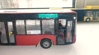 Обзор модели автобуса Mercedes-Benz Citaro в масштабе 1:43.