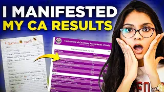 How I manifested my EXACT CA Results🤯 | With Proof | Unbelievable 💯 | @Surbhigandhi99