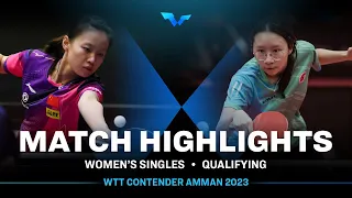 Han Feier vs Lee Hoi Man Karen | WS Qual | WTT Contender Amman 2023