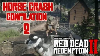 Horse Crash Compilation 2 - Red Dead Redemption 2 (RDR2)