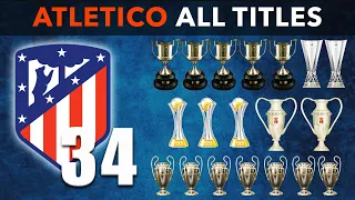 Atletico Madrid All Trophies 1940 - 2021 🏆 | La Liga Champions