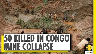 At least 50 killed in gold mine collapse in Democratic Republic of Congo | World News