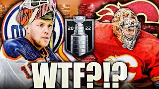 WTF WAS THAT?!? BATTLE OF ALBERTA GAME 1, 15 GOALS (Edmonton Oilers VS Calgary Flames) 2022 Playoffs