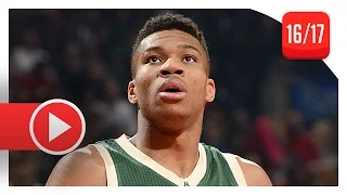 Giannis Antetokounmpo Full Highlights vs Raptors (2016.12.12) - 30 Pts, 8 Reb