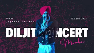 Diljit Dosanjh Mumbai Concert 2024 | BMW Joytown Festival | MMRDA R2 GROUND, Bandra