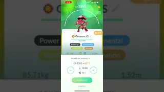 Pokémon Go Shundo Genesect Max Lvl 50