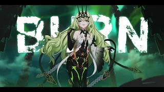 Nightcore - Burn [Animated Lyric Video]