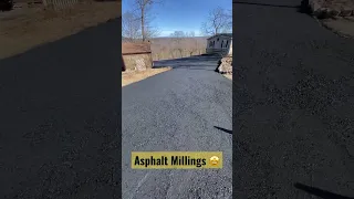 Recycled Asphalt 🥹🤩🫶🏽 #driveway #asphalt #subscribe #sub #satisfying #sealing #work #like #fyp